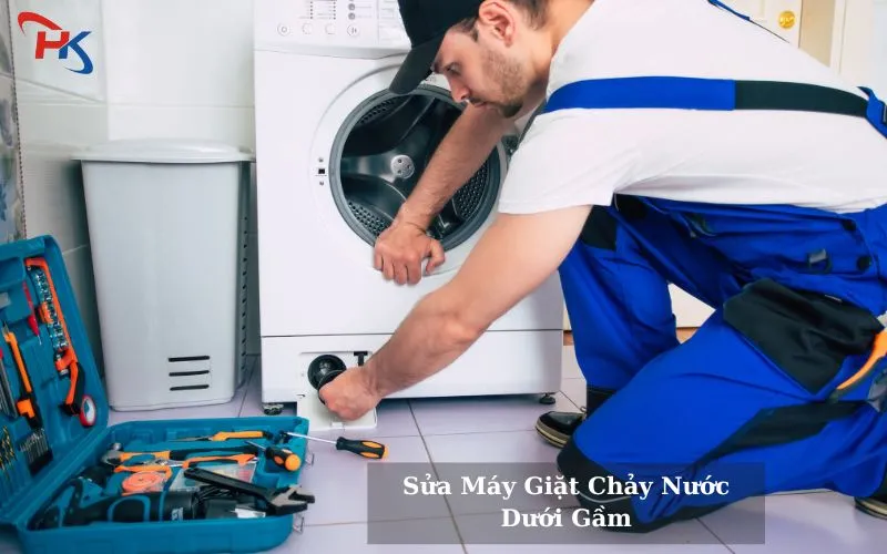 Sửa Máy Giặt Bị Chảy Nước Dưới Gầm
