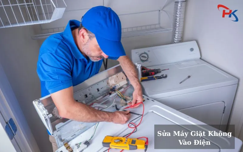 Sửa Máy Giặt Không Vào Điện