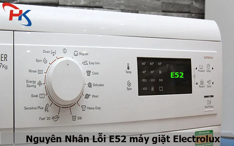 Nguyên Nhân Lỗi E52 Máy Giặt Electrolux