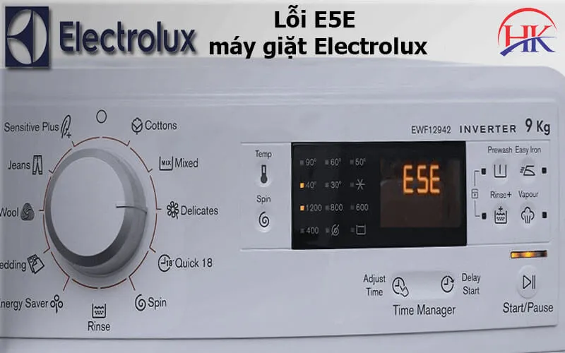 Nguyên Nhân Lỗi E5E Máy Giặt Electrolux