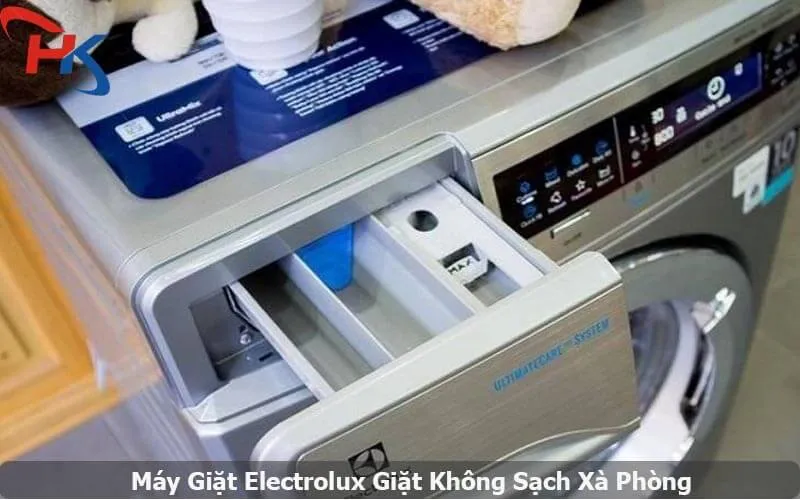 Máy Giặt Electrolux Giặt Không Sạch Xà Phòng