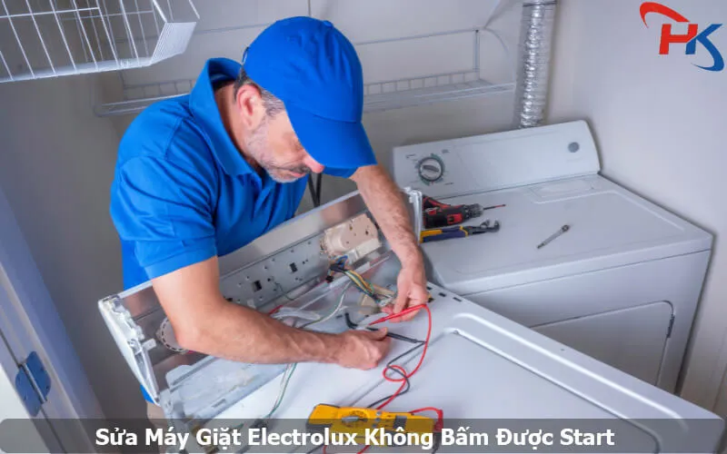 Sửa Máy Giặt Electrolux Không Bấm Được Start